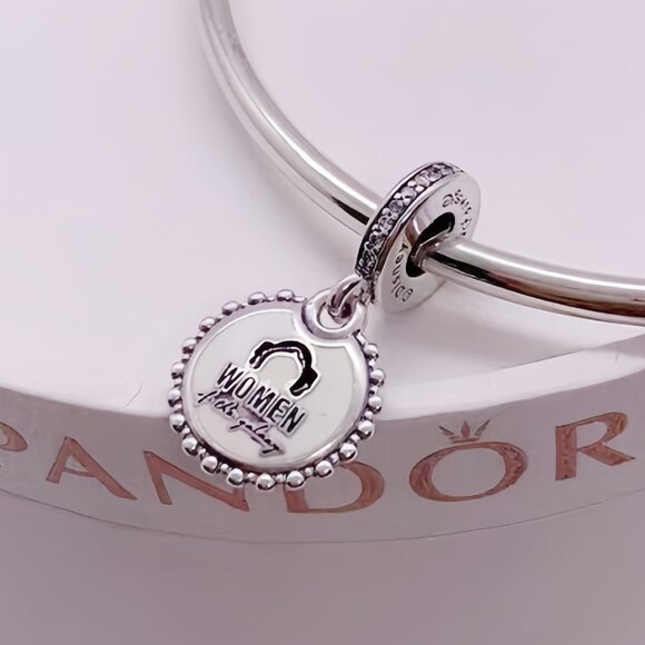 Disney Parks Pandora Star Wars Princess Leia Dangle Charm Women of the Galaxy - Picture 1 of 4